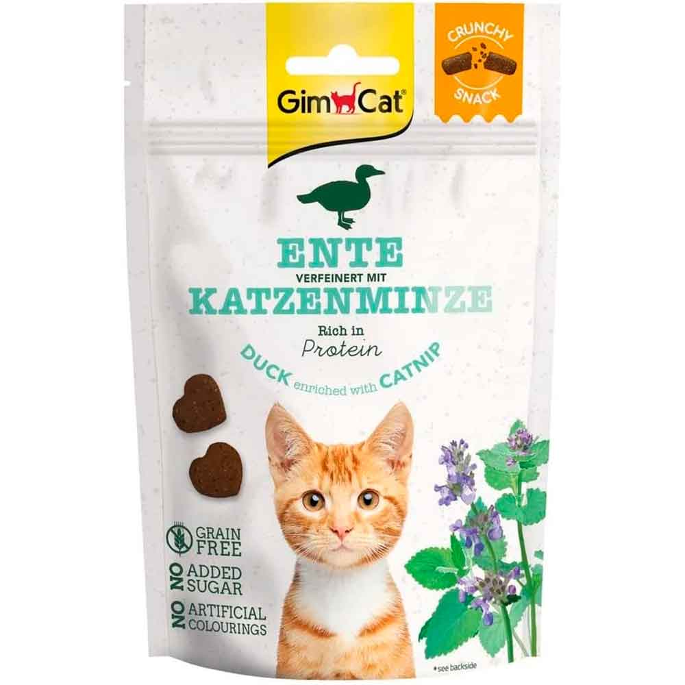 GimCat Crunchy Kedi Ödülü Ördekli ve Catnipli 50 Gr